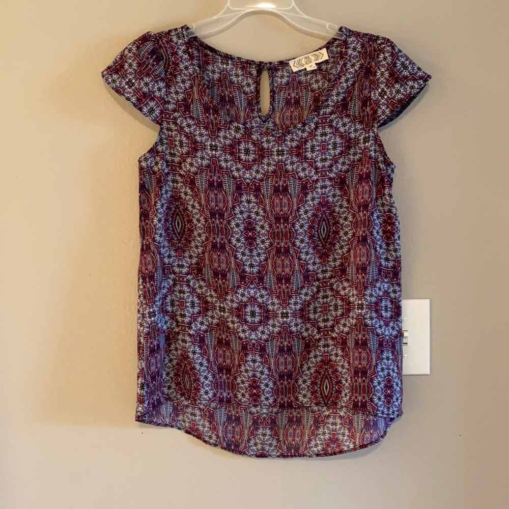 Short sleeve blouse